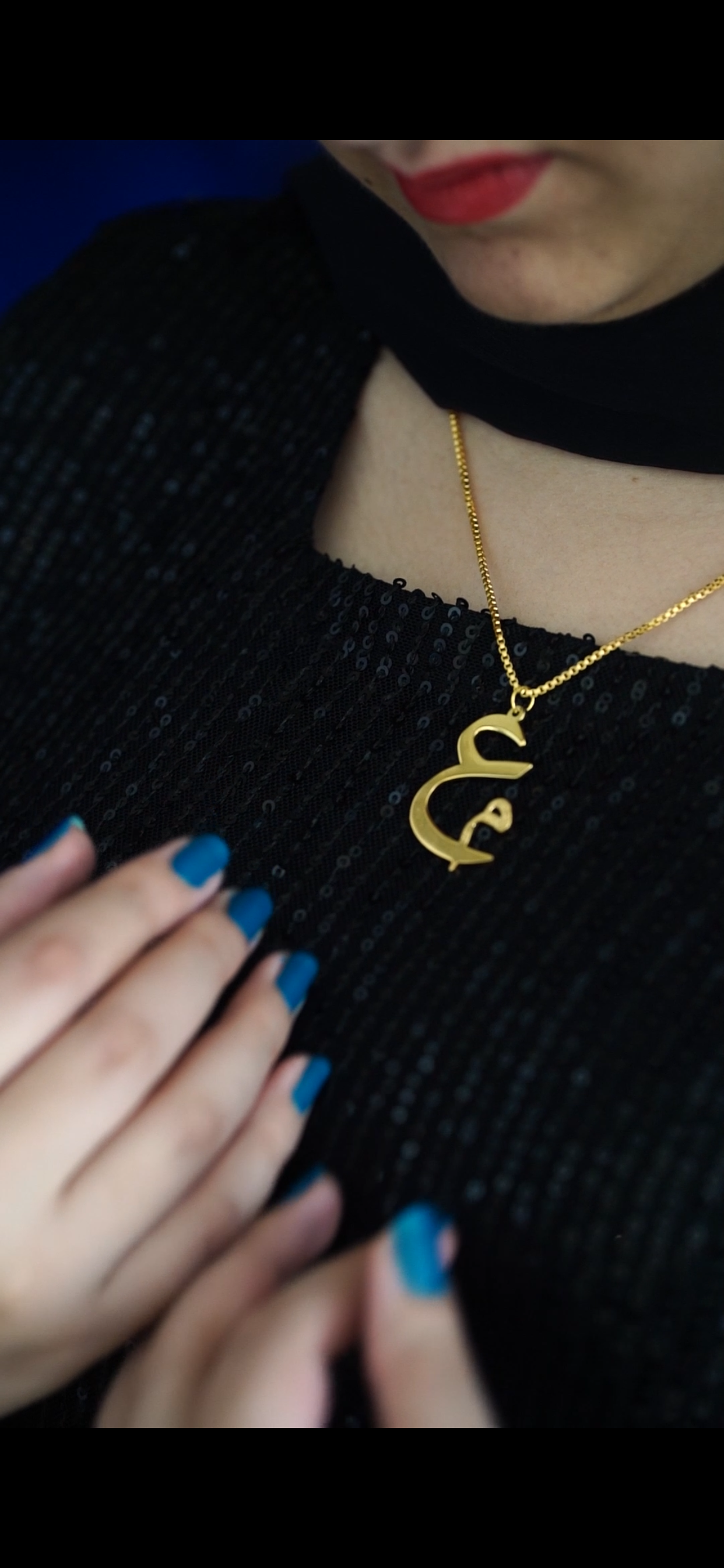 Combined Initial Necklace