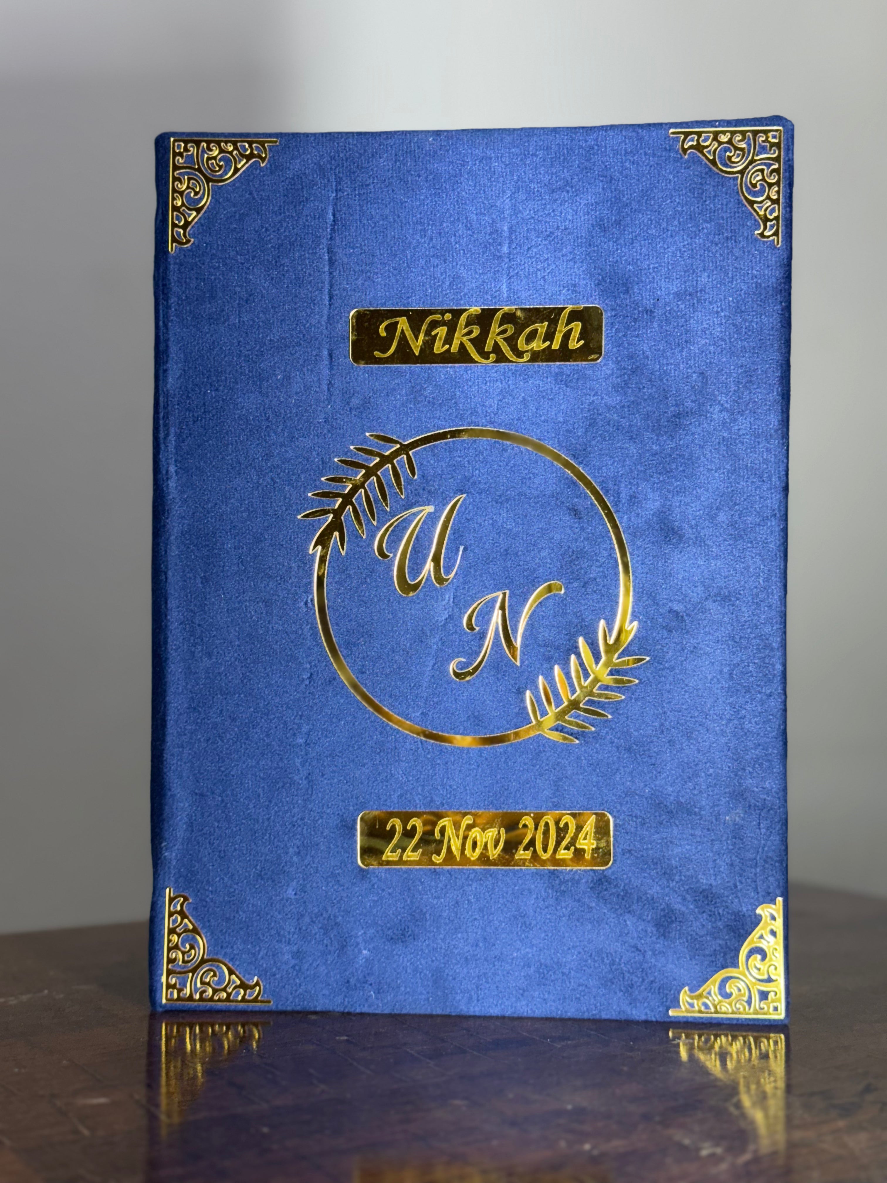 Nikkah Booklet | BLUE