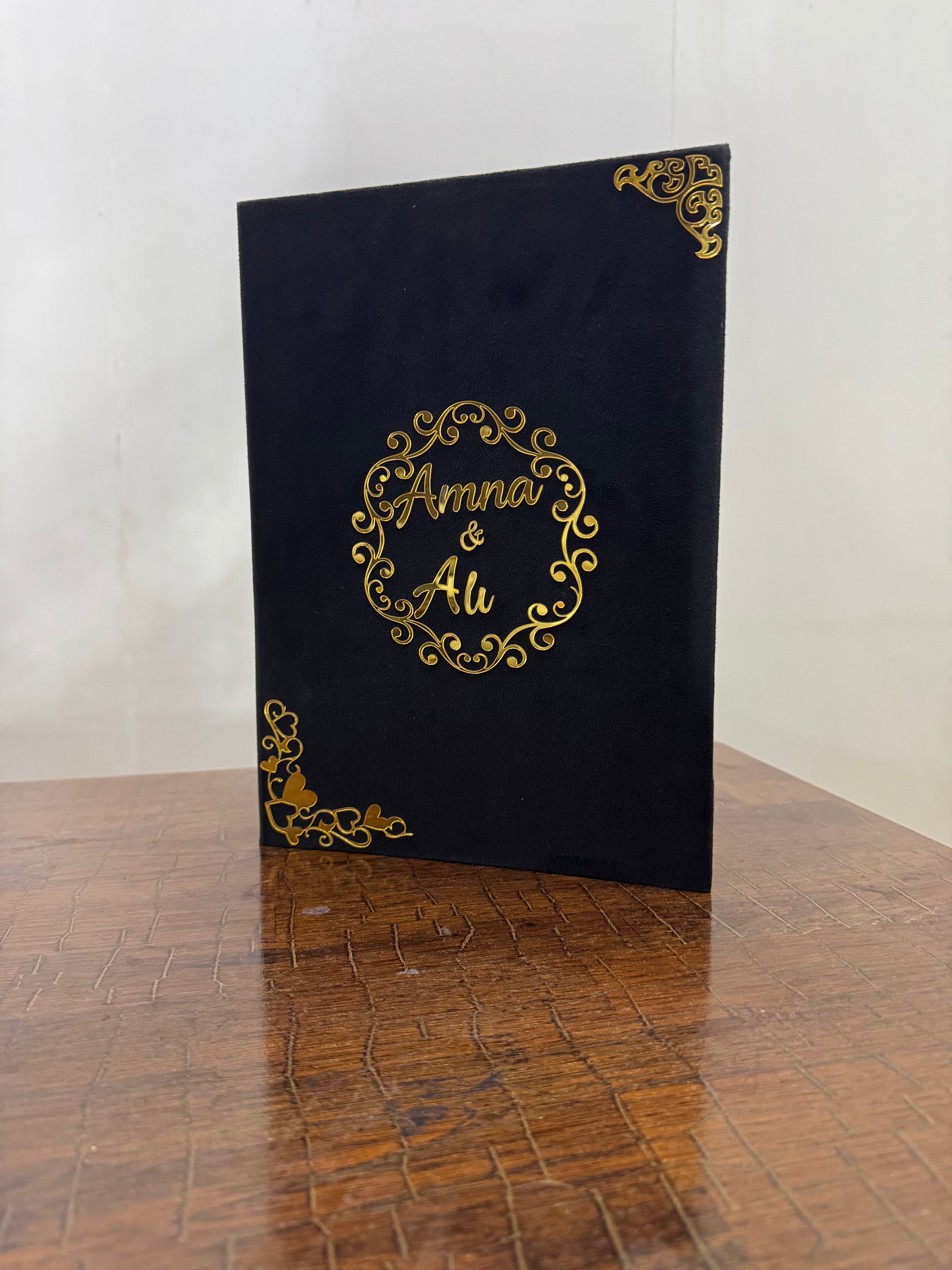 Nikkah Booklet | Black