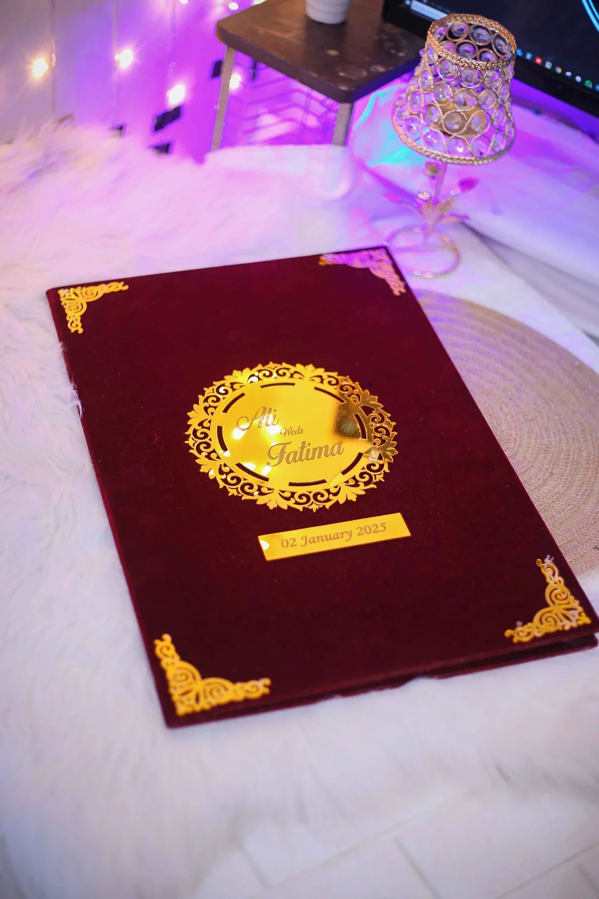 Nikkah Booklet | Maroon