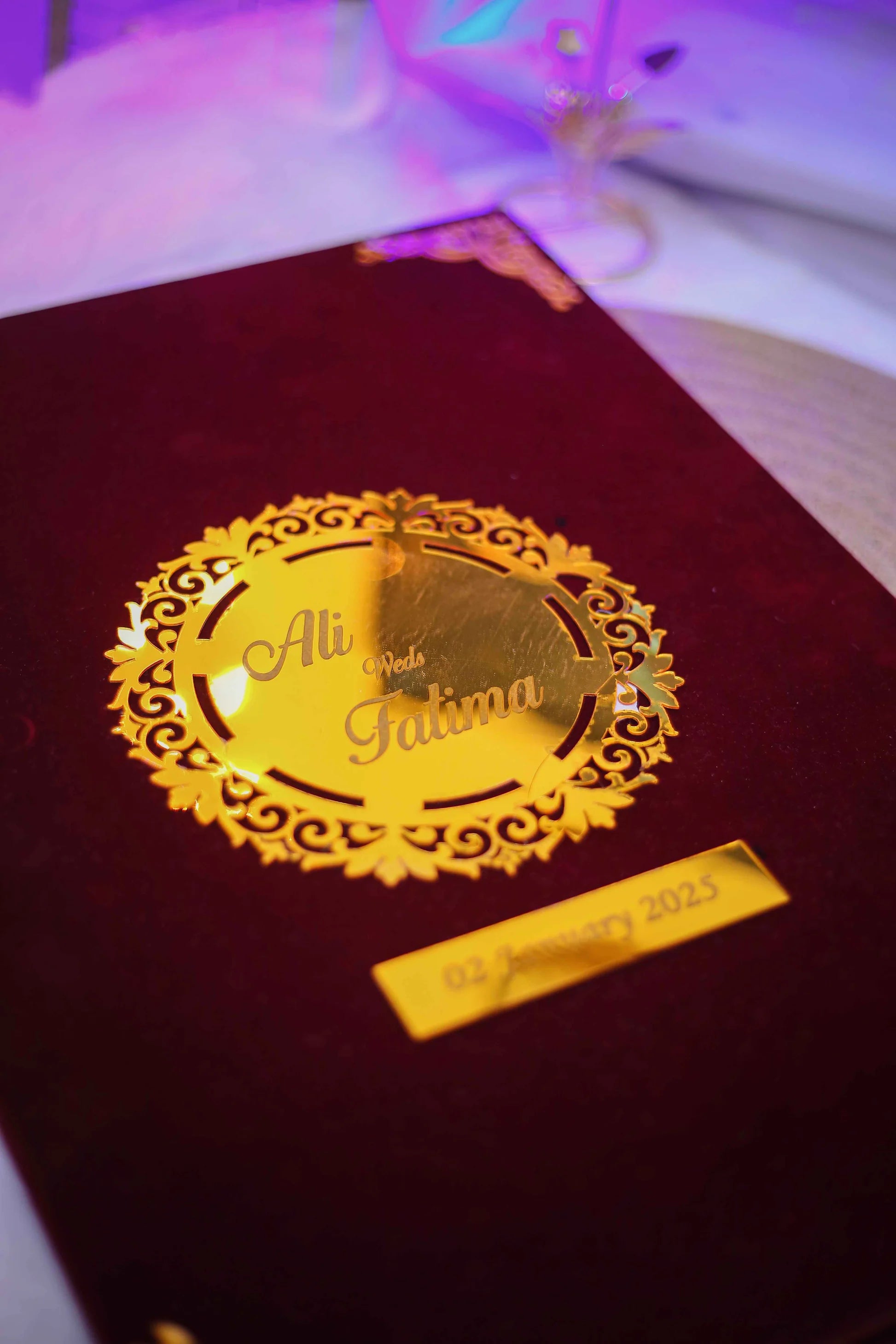 Nikkah Booklet | Maroon