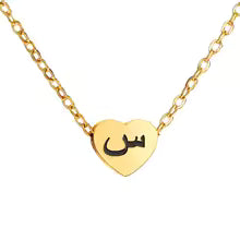 Initial Heart Locket Necklace