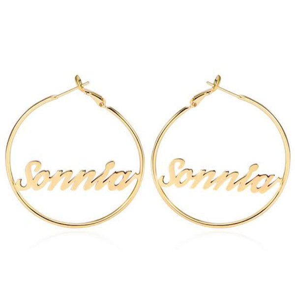 Personalized Customize Name Earrings
